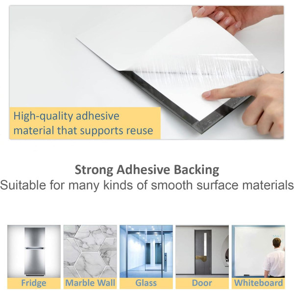 8.5 x 11-Inch Double-Sided Magnetic Sign Holder Windows Display (6-Pack) product image