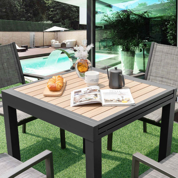 31.5-63-Inch Extendable Patio Table for 4-6 People product image