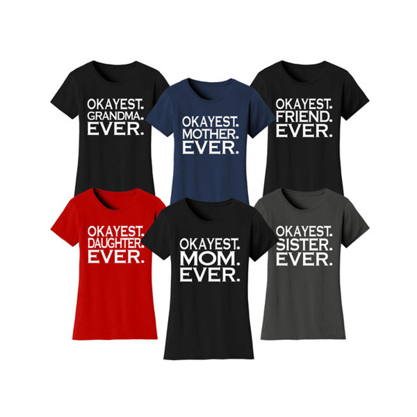 Women’s ‘Okayest’ Mother Daughter Family T-Shirt product image