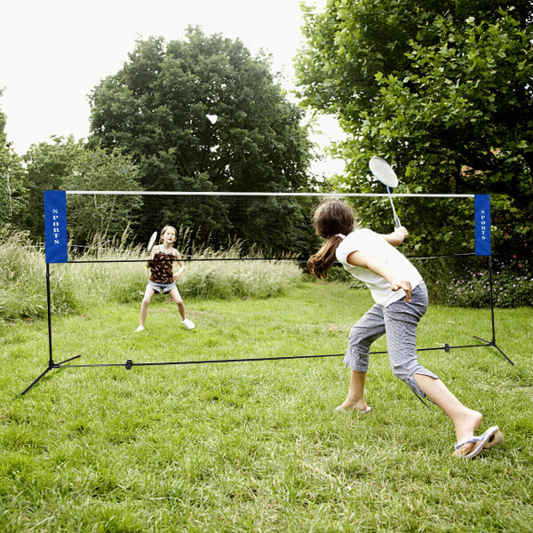Goplus Portable 13.8' x 5' Volleyball and Badminton Training Net product image