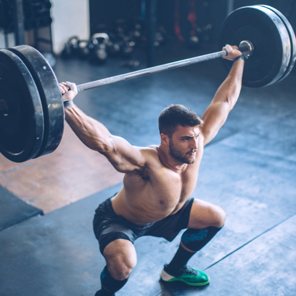 Goplus 1000 lbs. Chrome Olympic Weight Bar product image