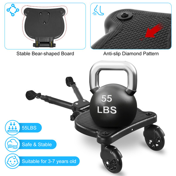 Universal 2-in-1 Toddler Sit-or-Stand Stroller Board Attachment product image