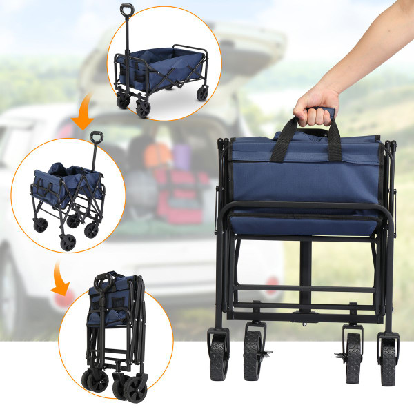 600D Oxford Collapsible Folding Utility Wagon product image