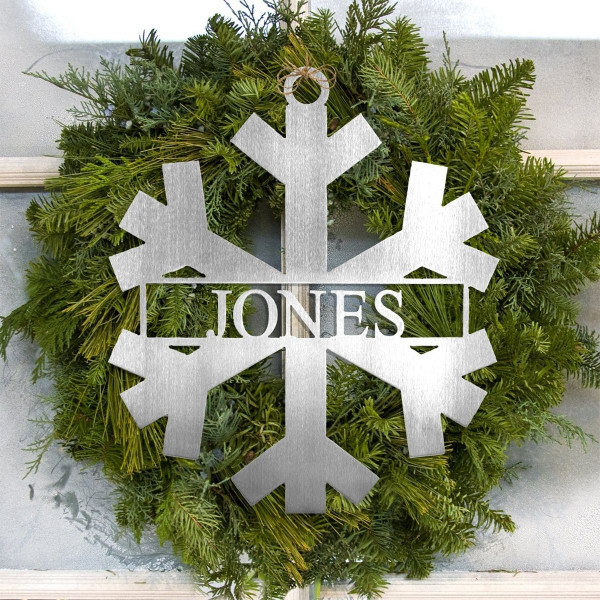 Personalized Metal Snowflake Decoration  product image