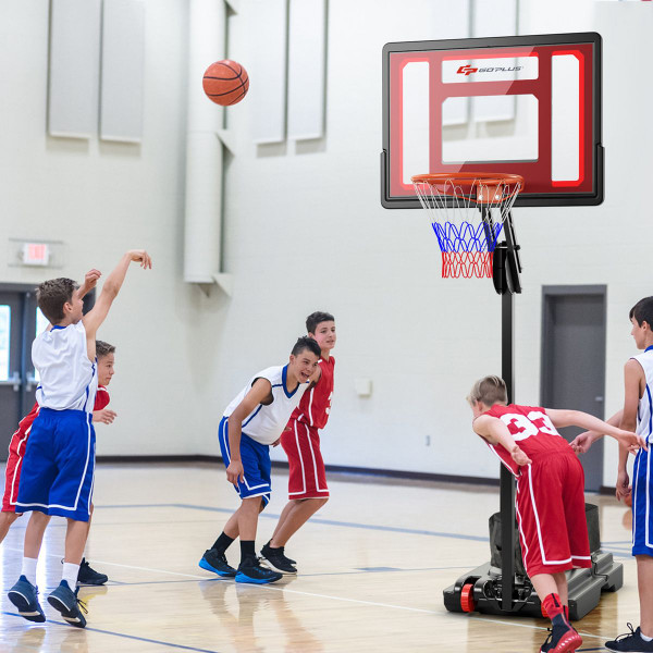 Adjustable Basketball Hoop with Wheels product image