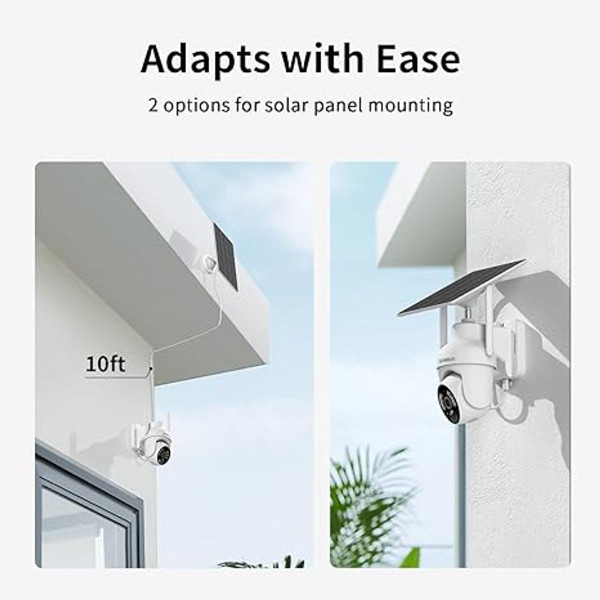 Sehmua 2K Wireless Solar Security Camera (2 -Pack) product image