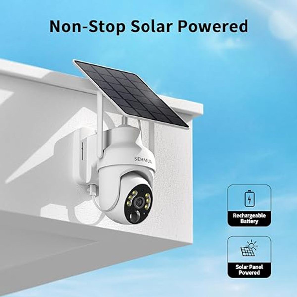 Sehmua 2K Wireless Solar Security Camera (2 -Pack) product image
