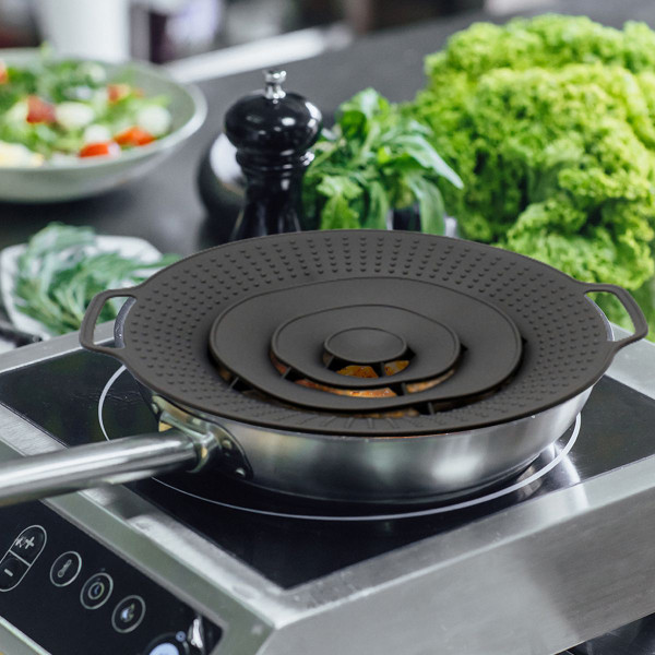 Boil Over Spill Stopping Lid for Pots and Pans (2-Pack) product image