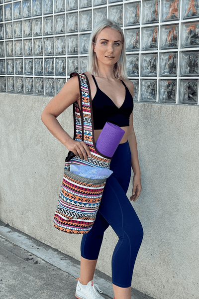 Yoga Mat Carrying Tote Bag with Large Pockets product image