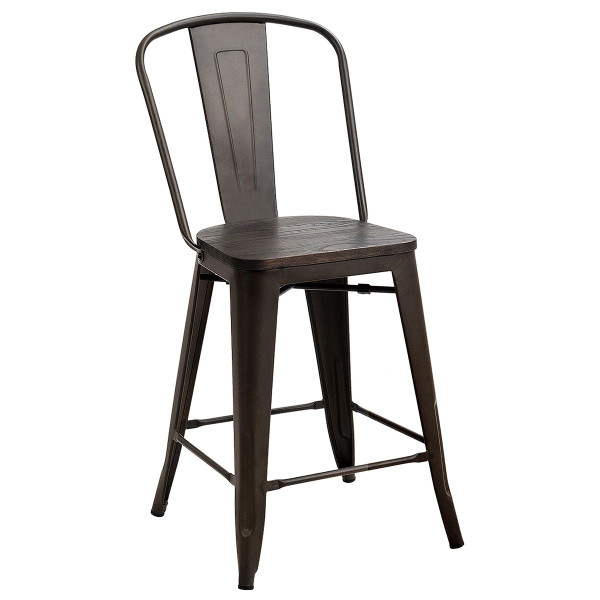 Tolix Style Metal Dining Chairs (Set of 4) product image