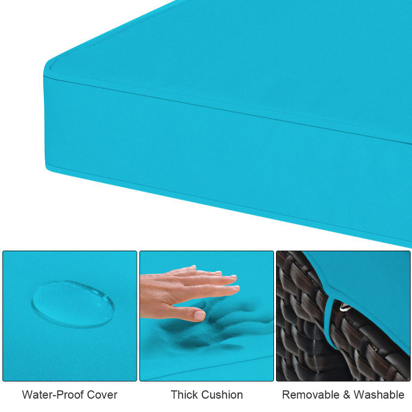 Rattan Cushioned Ottoman (2-Pack) product image