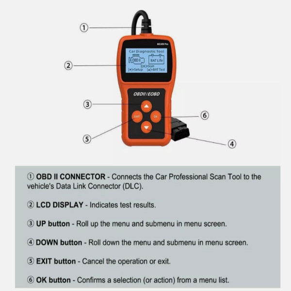 OBD2 Scanner Car Diagnostic Tool product image