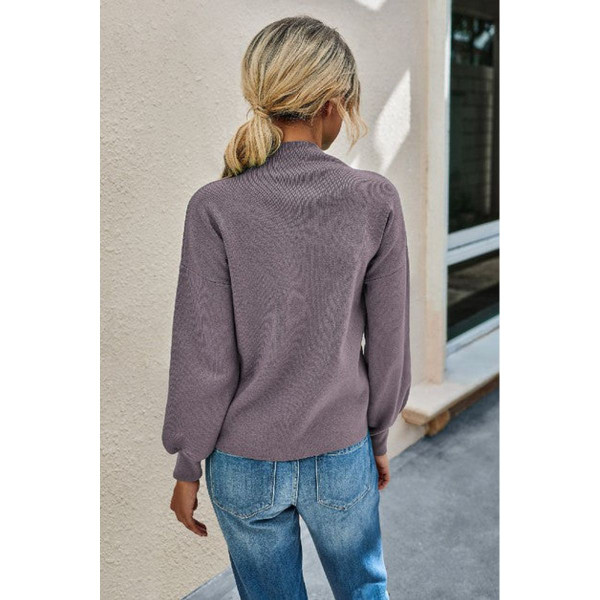 Women's Mock Neck Classic Sweater product image