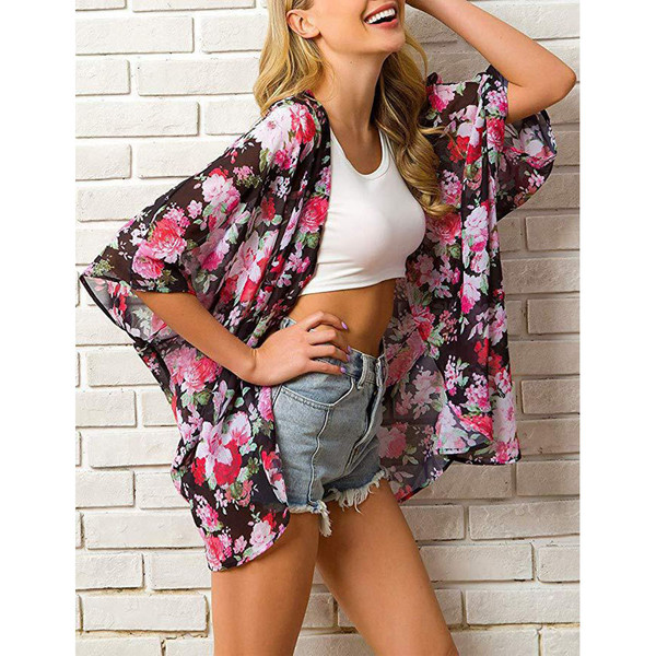 Women's Lightweight Summer Kimono Cover-up product image