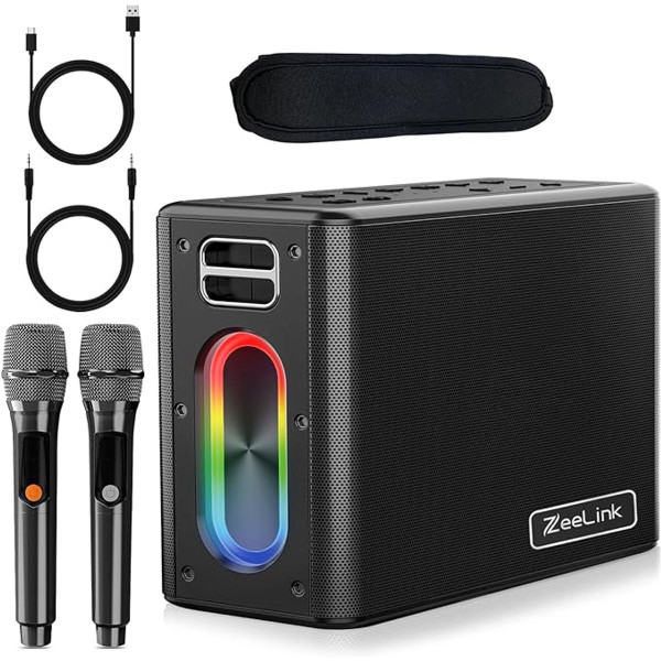 ZeeLink Karaoke Machine with 2 Microphones product image