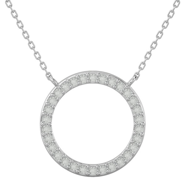 18-Inch 1/4-Carat Diamond Circle Necklace product image