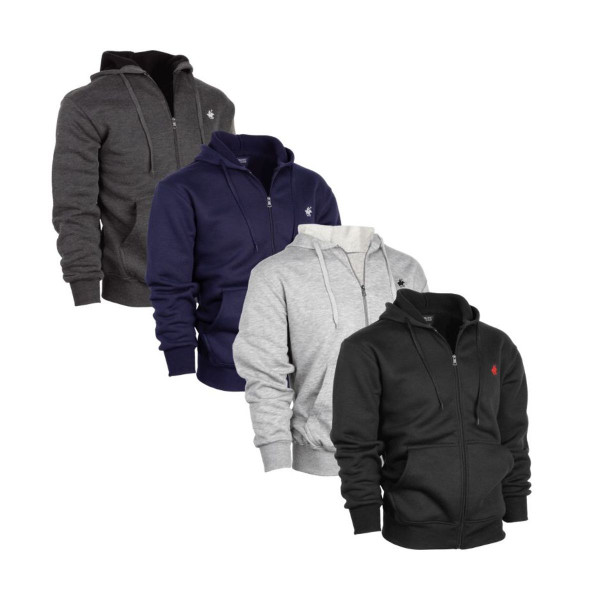 Men's Full-Zip Fleece Hoodie (2-Pack) product image