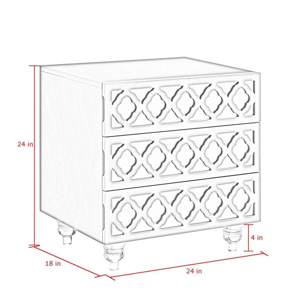 Inspired Home Pablo Side Table product image