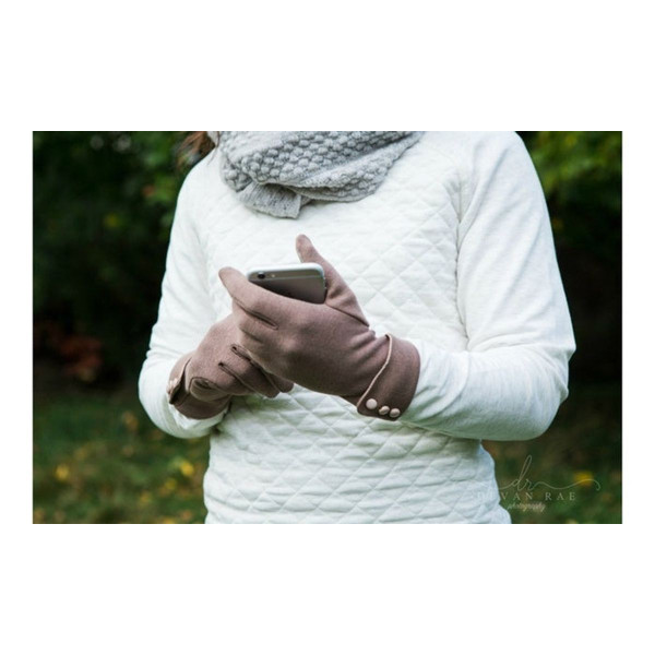 Women's Touchscreen-Compatible Fleece Gloves product image