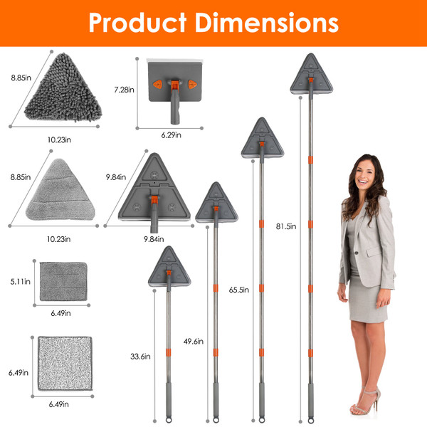 Wall Mop with Long Handle product image