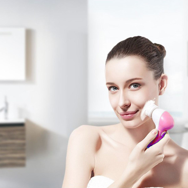 Facial Cleansing Brush & 10-Piece Makeup Brush Set product image