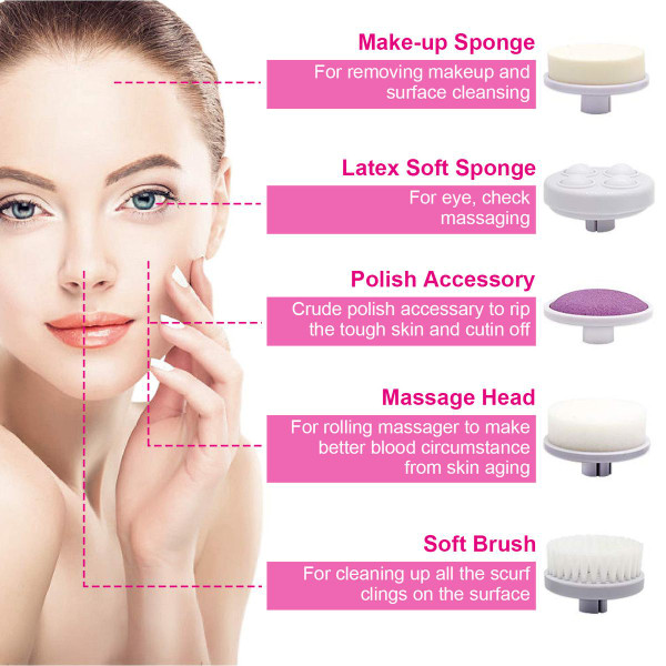 Facial Cleansing Brush & 10-Piece Makeup Brush Set product image
