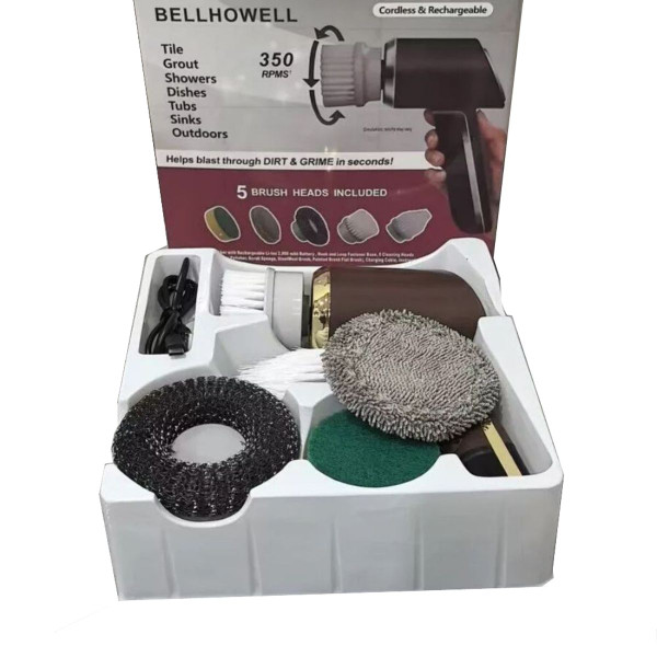 Handheld Cordless Rechargeable Spinning Power Scrubber product image