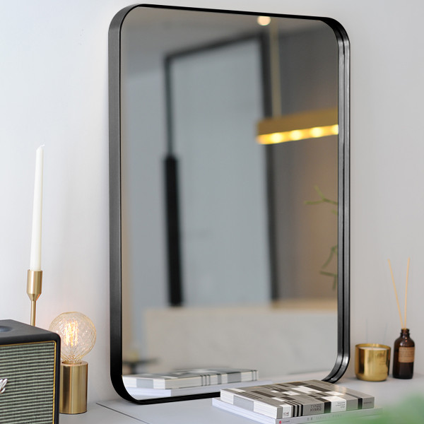 32 x 20-Inch Metal Frame Wall-Mounted Rectangle Mirror product image