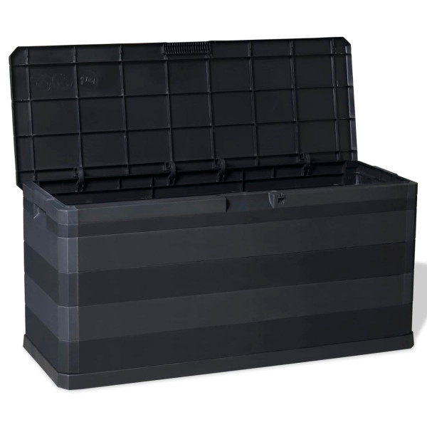 Patio Storage Box Black 46.1"x17.7"x22" product image