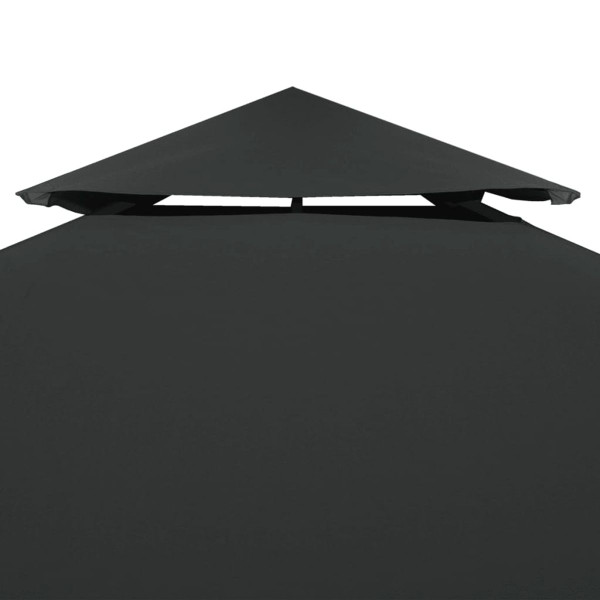 2-Tier Gazebo Top Cover 1 oz/ft² 13.1'x9.8' Anthracite product image
