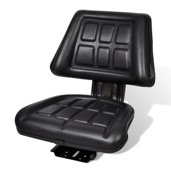 Tractor Seat with Backrest Black product image