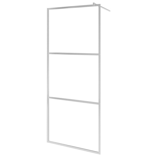 Walk-in Shower Wall with Whole Frosted ESG Glass 45.3"x76.8" product image