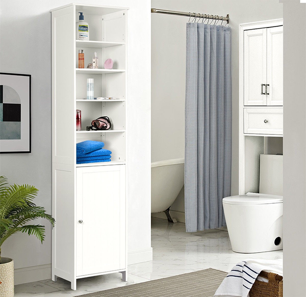 72-Inch Freestanding Storage Cabinet with 5 Shelves product image