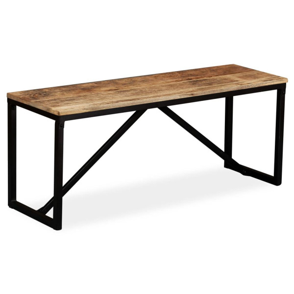 Bench Solid Mango Wood 43.3"x13.8"x17.7" product image