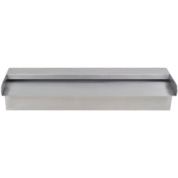Rectangular Waterfall Pool Fountain Stainless Steel 17.7" product image