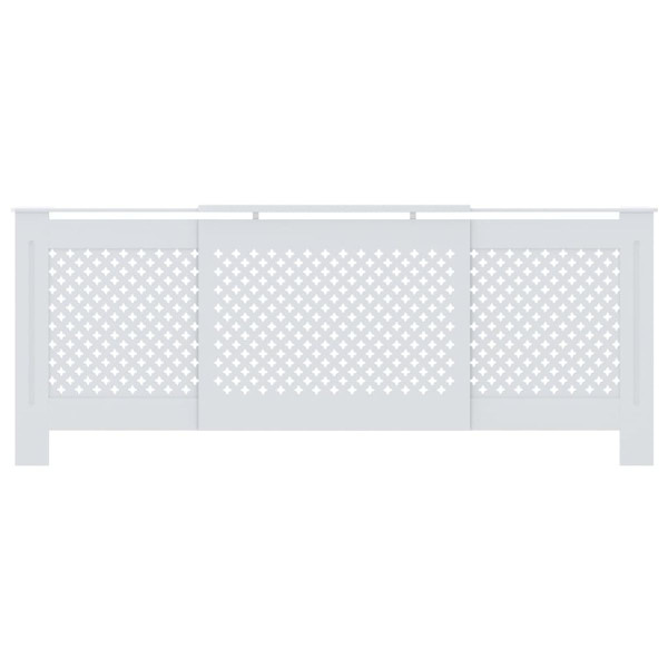 MDF Radiator Cover White 80.7" product image