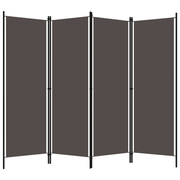 4-Panel Room Divider Anthracite 78.7"x70.9" product image