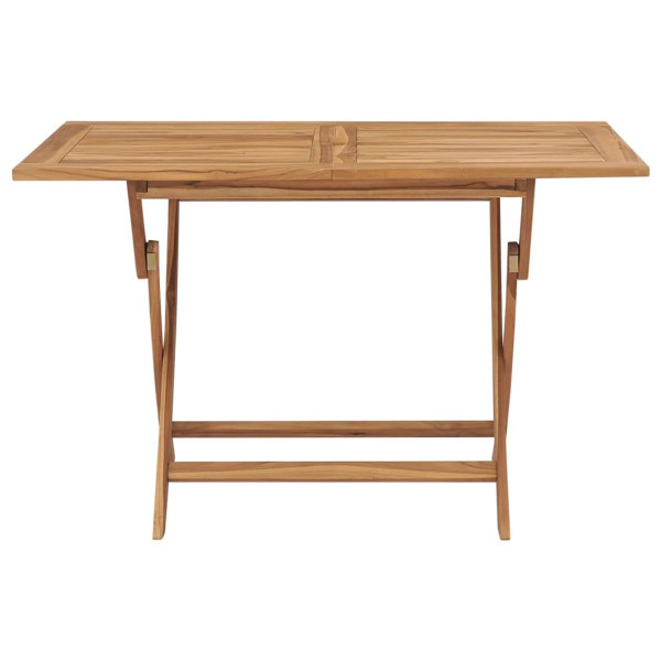 Folding Patio Table 47.2"x27.6"x29.5" Solid Teak Wood product image