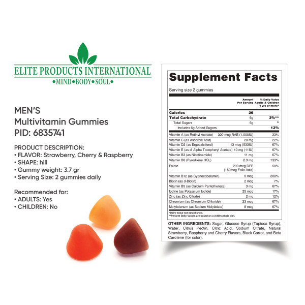 Men’s Multivitamin Sport Gummies, 50 ct. product image