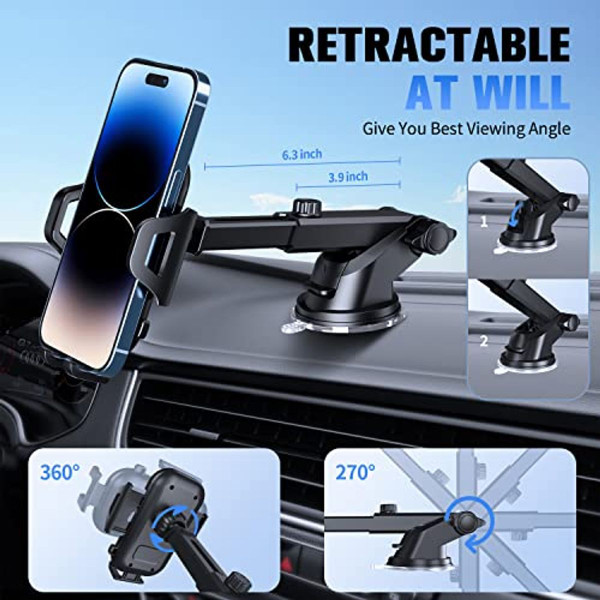 3-in-1 Car Phone Holder Mount  product image