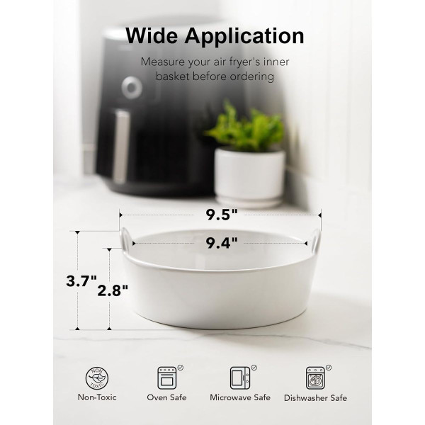  Le Tauci 9.5-Inch Ceramic Air Fryer Liner product image