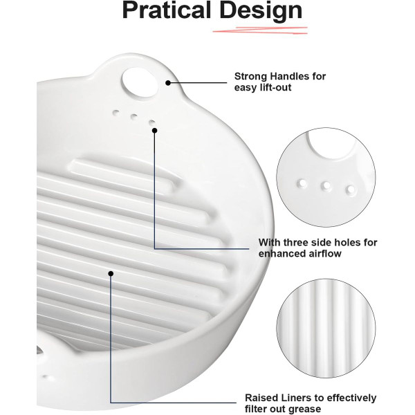  Le Tauci 9.5-Inch Ceramic Air Fryer Liner product image