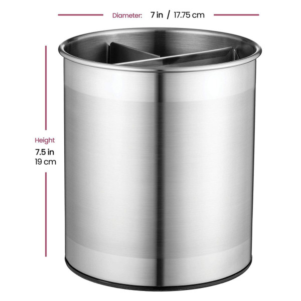 Rotating Utensil Caddy with Removable Divider product image