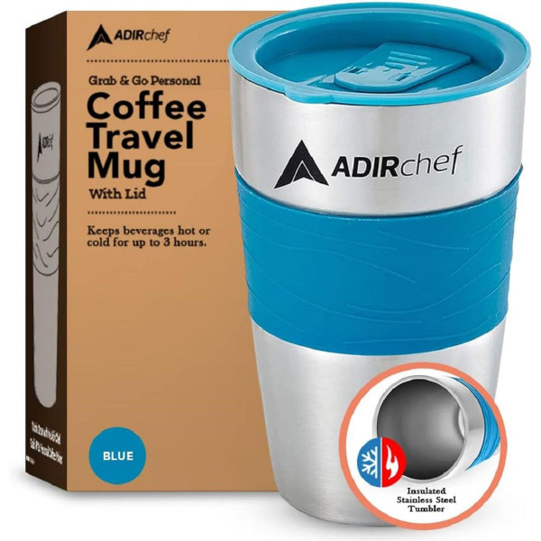 15-Ounce Travel Coffee Mug with Lid, Assorted (3-Pack) product image