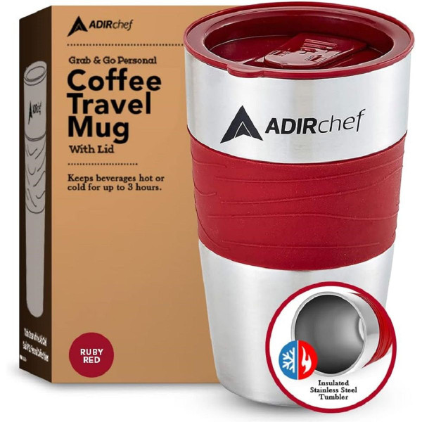 15-Ounce Travel Coffee Mug with Lid, Assorted (3-Pack) product image