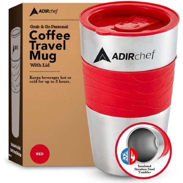 15-Ounce Travel Coffee Mug with Lid, Assorted (3-Pack) product image