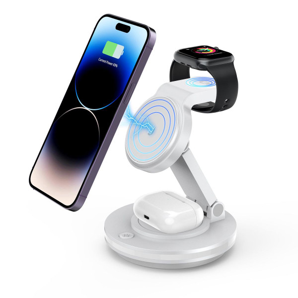 3-in-1 Rotatable Wireless Charging Station product image
