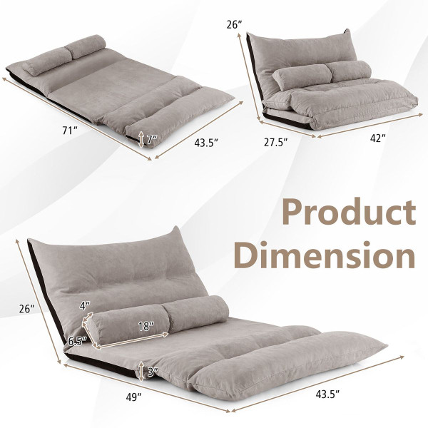 Convertible Lazy Sofa Bed with Adjustable Backrest  product image