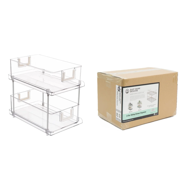 2-Tier Sliding Drawer Organizer product image