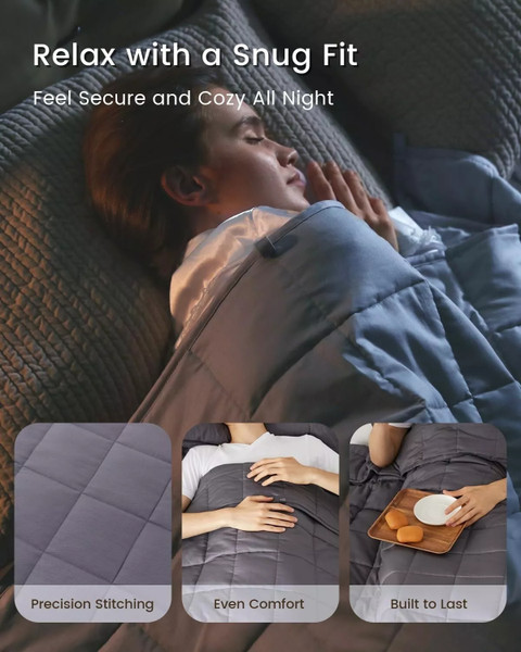 20-Pound Weighted Blanket with Premium Glass Beads, 60" x 80" product image